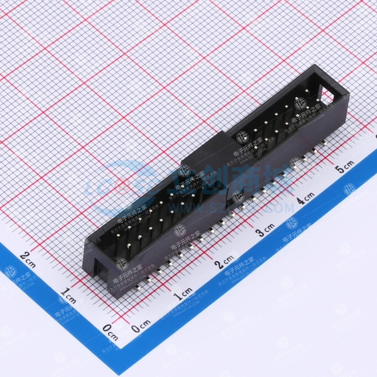 2.54mm 2x19P 排数:2 每排P数:19