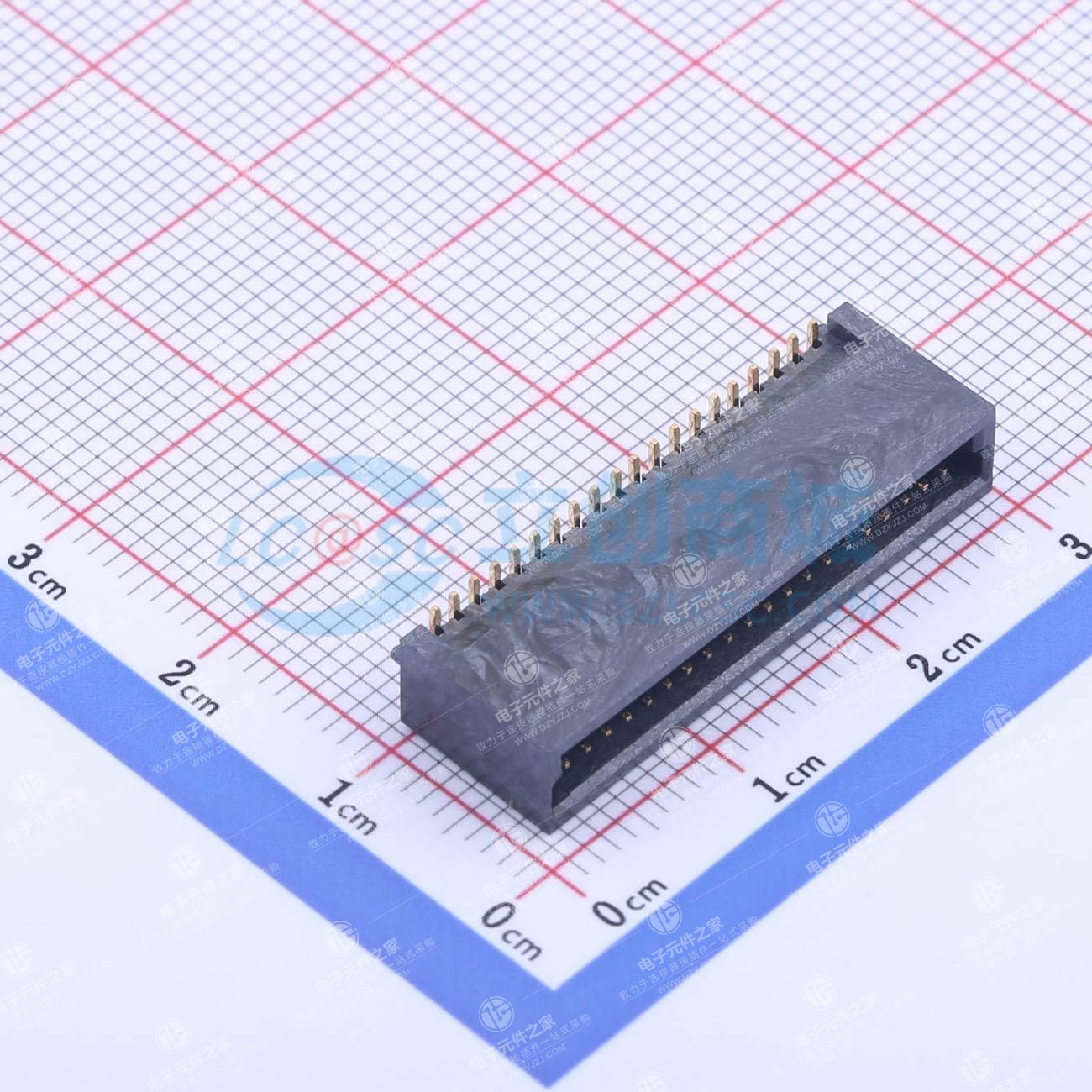 停产 2x20P 间距:1.27mm 立贴