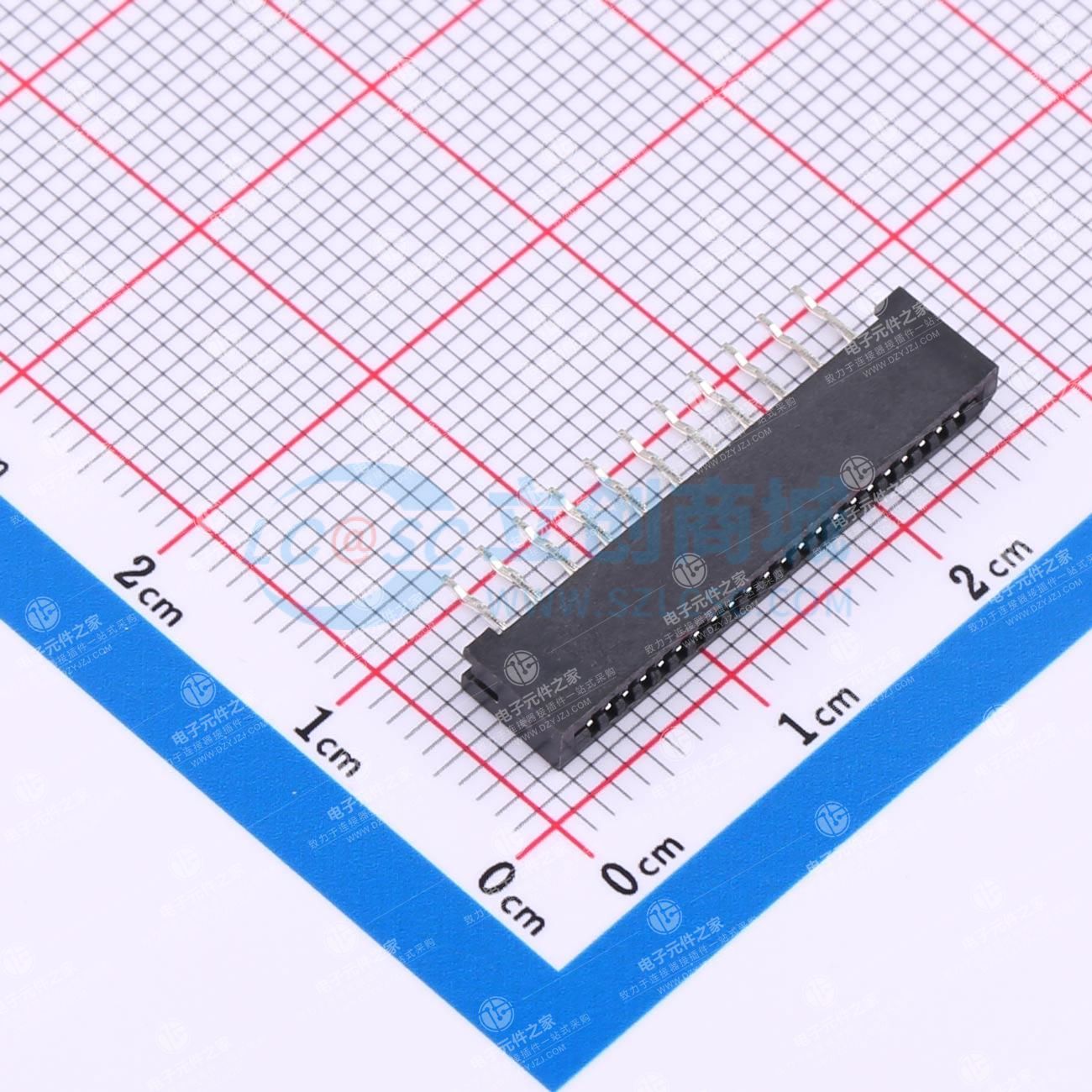 无锁 双侧触点/上下接 P数:22P 间距:1mm