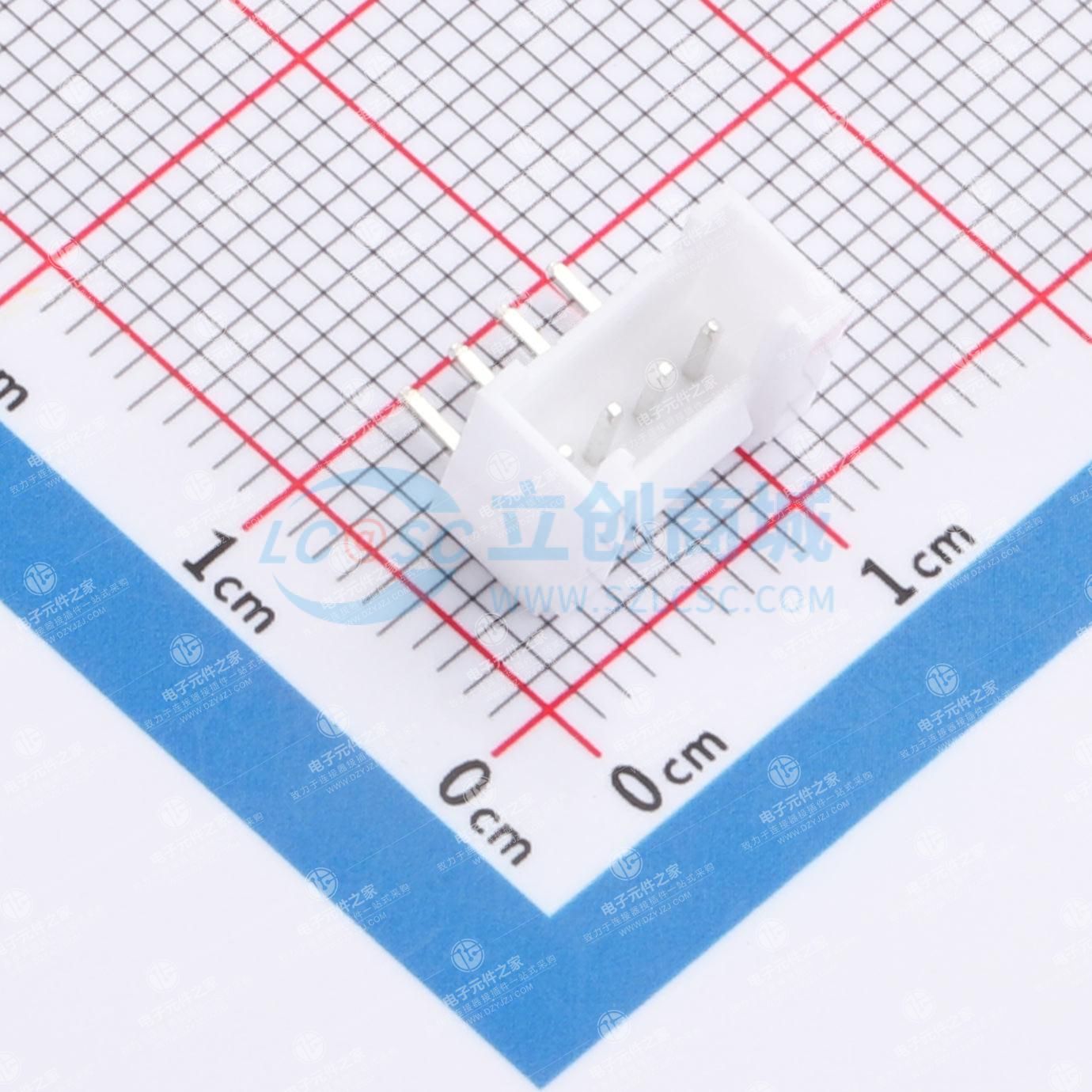 1x4P 间距:2mm 弯插 系列:HY