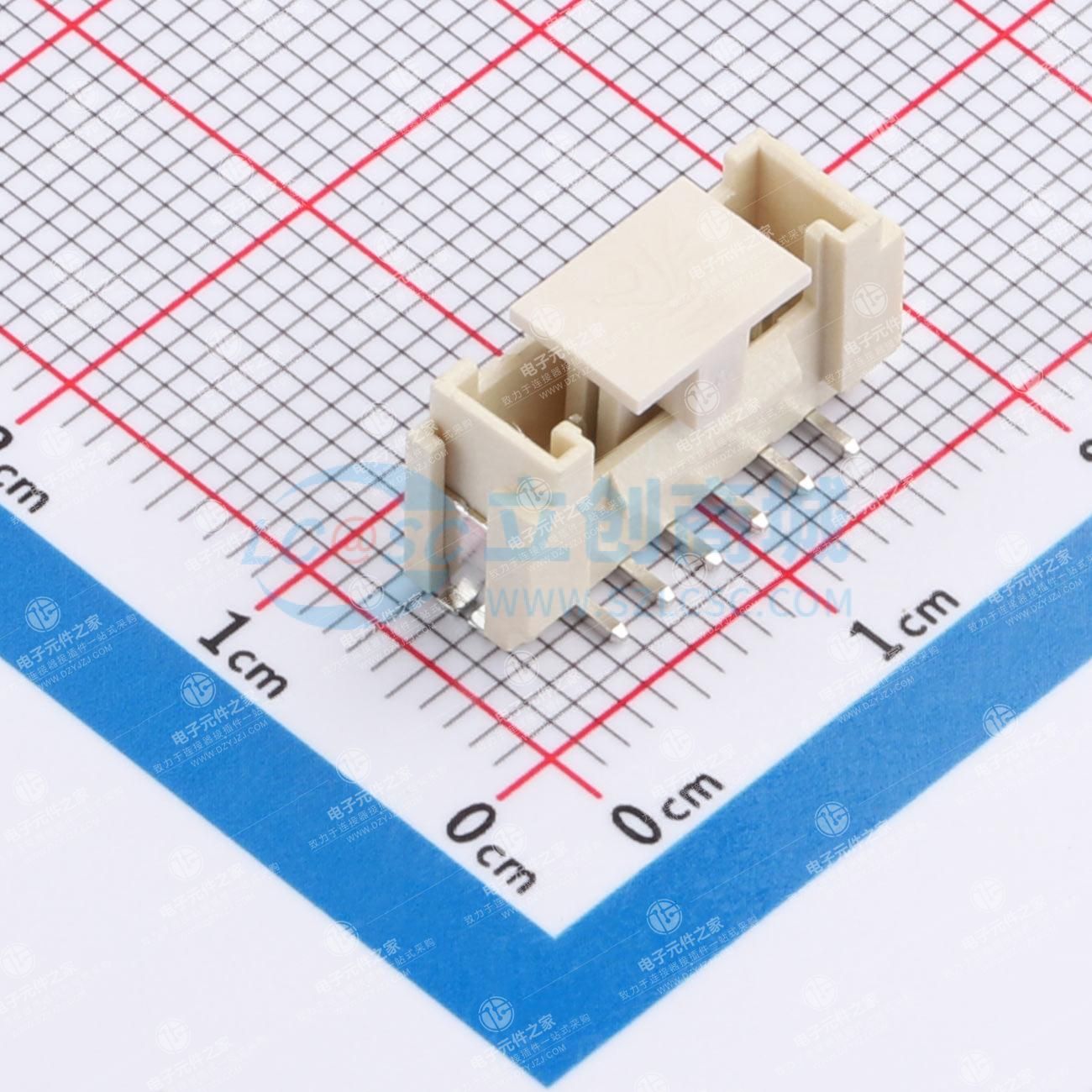 1x6P 间距:2mm 立贴 系列:HY