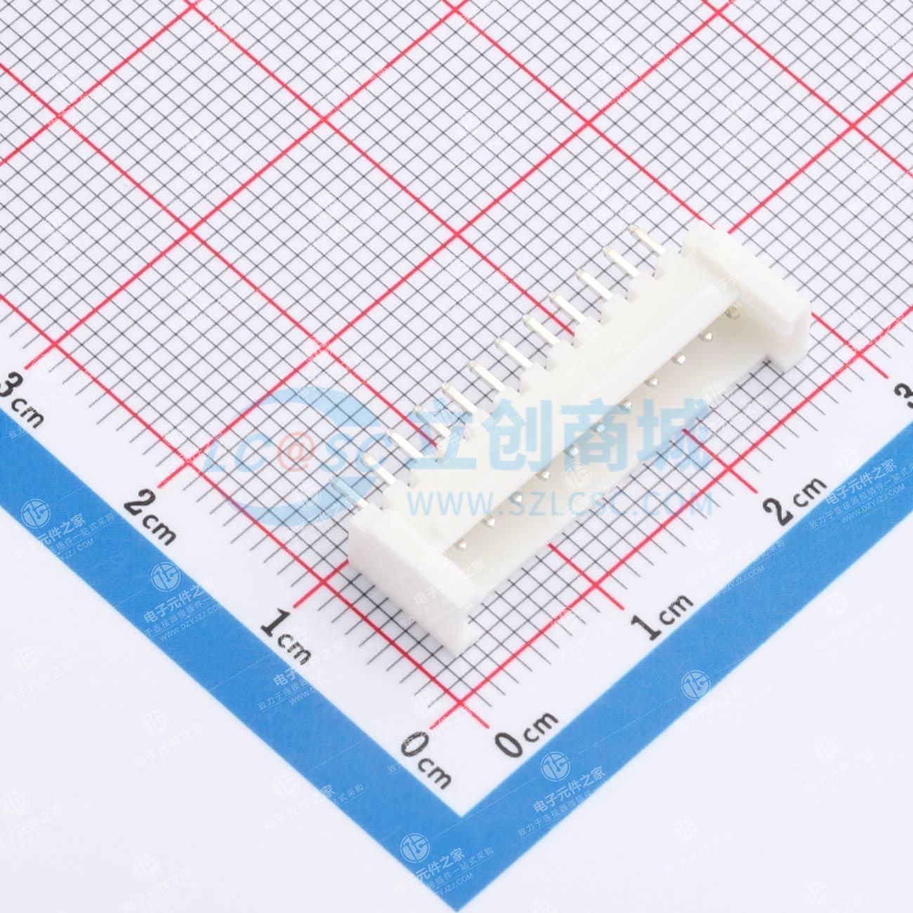 1x12P 间距:2mm 直插 系列:HY
