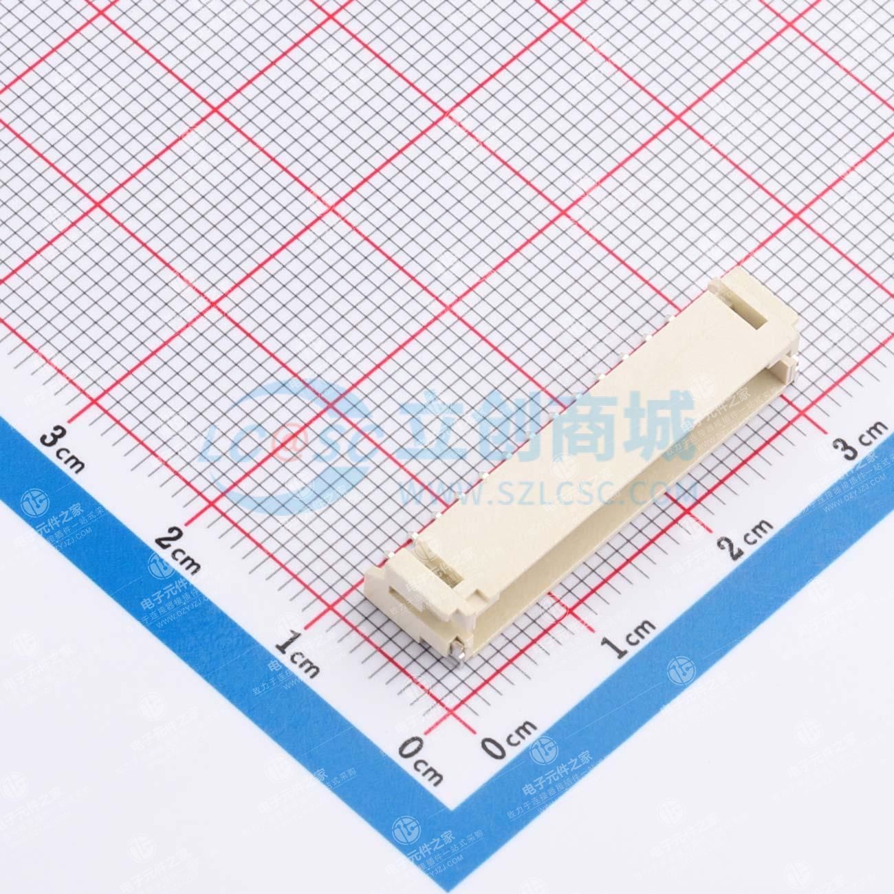 1x13P 间距:2mm 卧贴 系列:PH