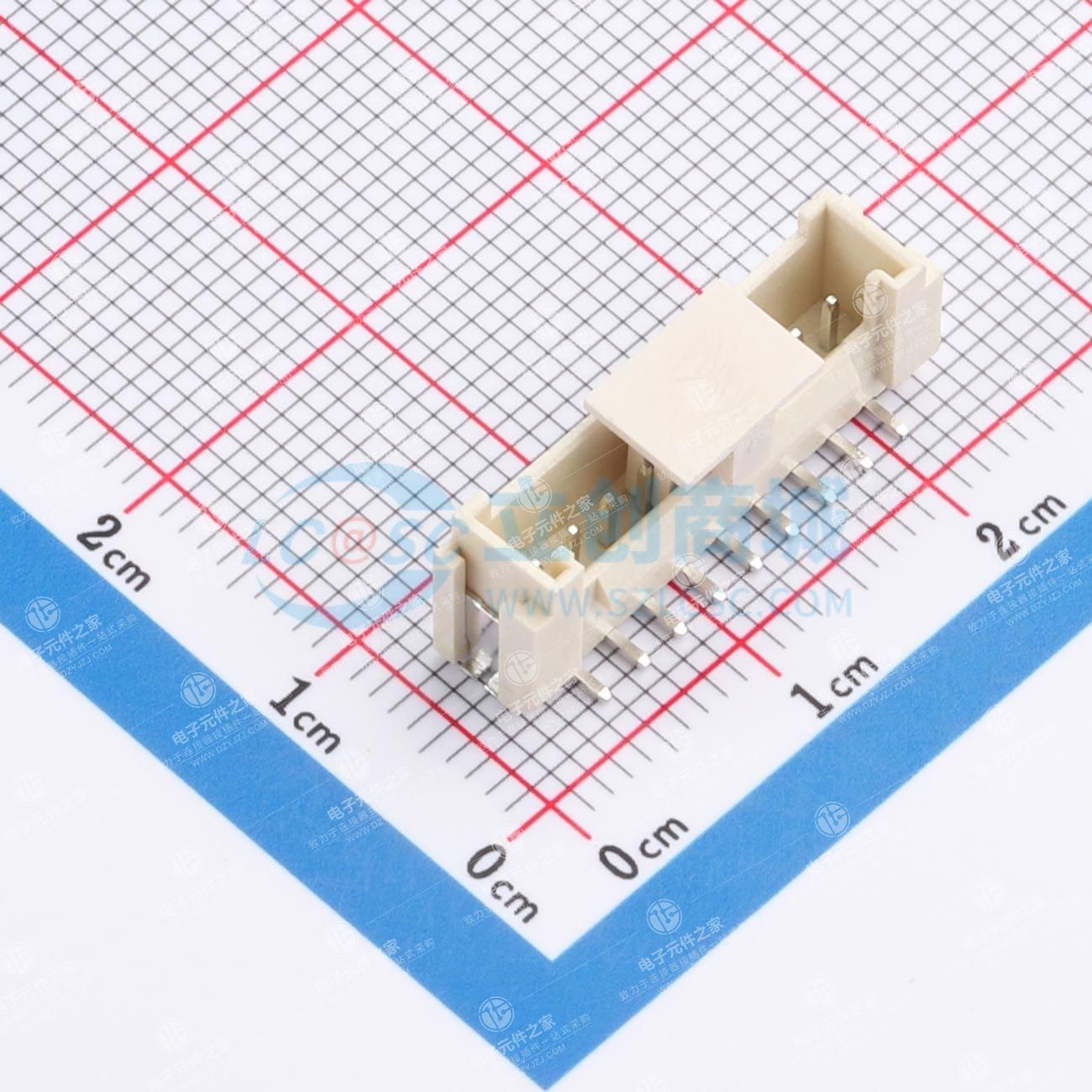 1x9P 间距:2mm 立贴 系列:HY