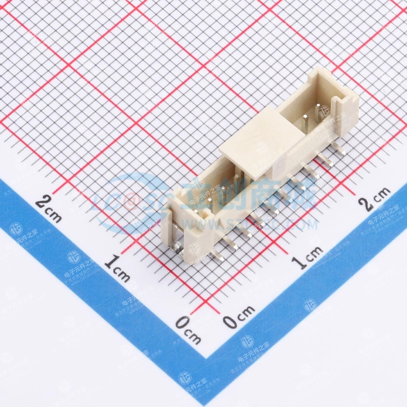 1x10P 间距:2mm 立贴 系列:HY