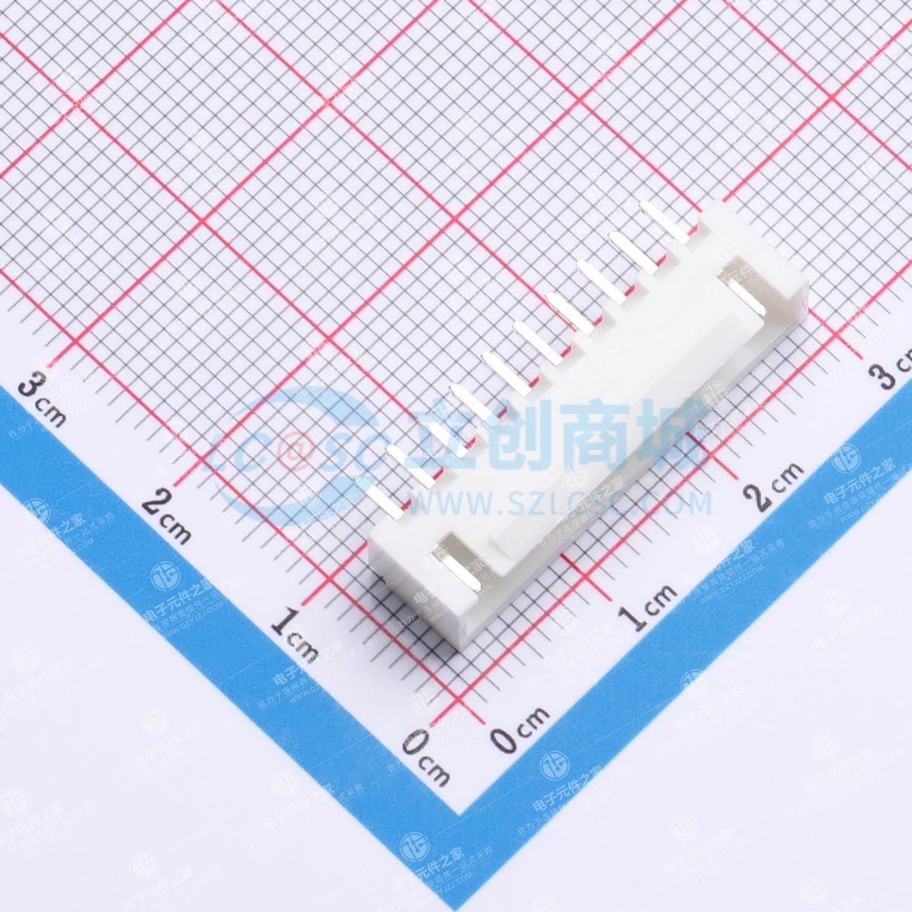 1x10P 间距:2.5mm 直插