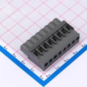 1x8P 5mm 排数:1 每排P数:8