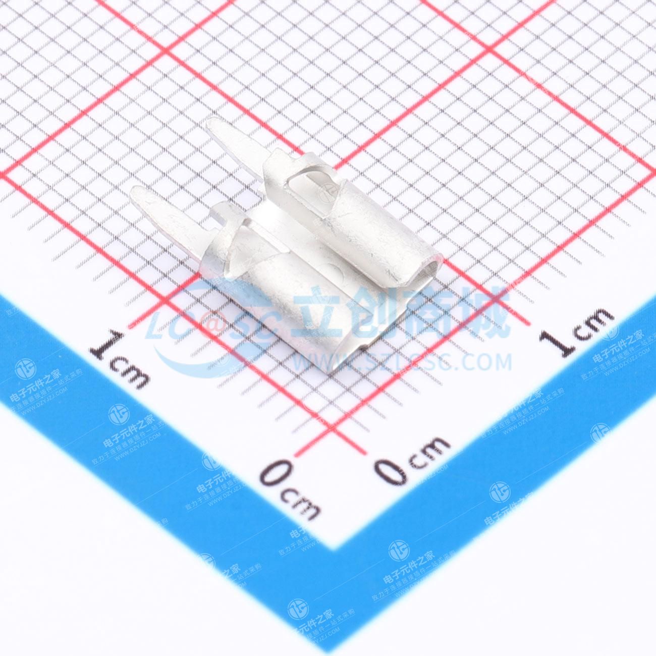 插座,5.21 mm / 6.35 mm 插片宽度,PCB 孔径 1.4 mm,通孔焊接,FASTON 205,PCB 端子