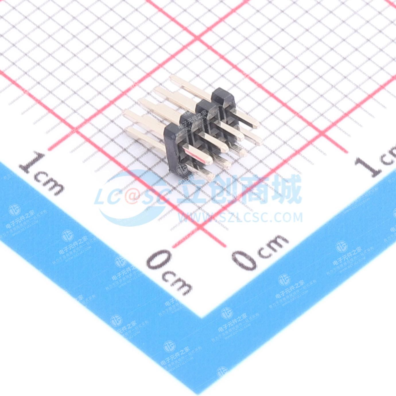 2x4P 间距:1.27mm 方针 直插