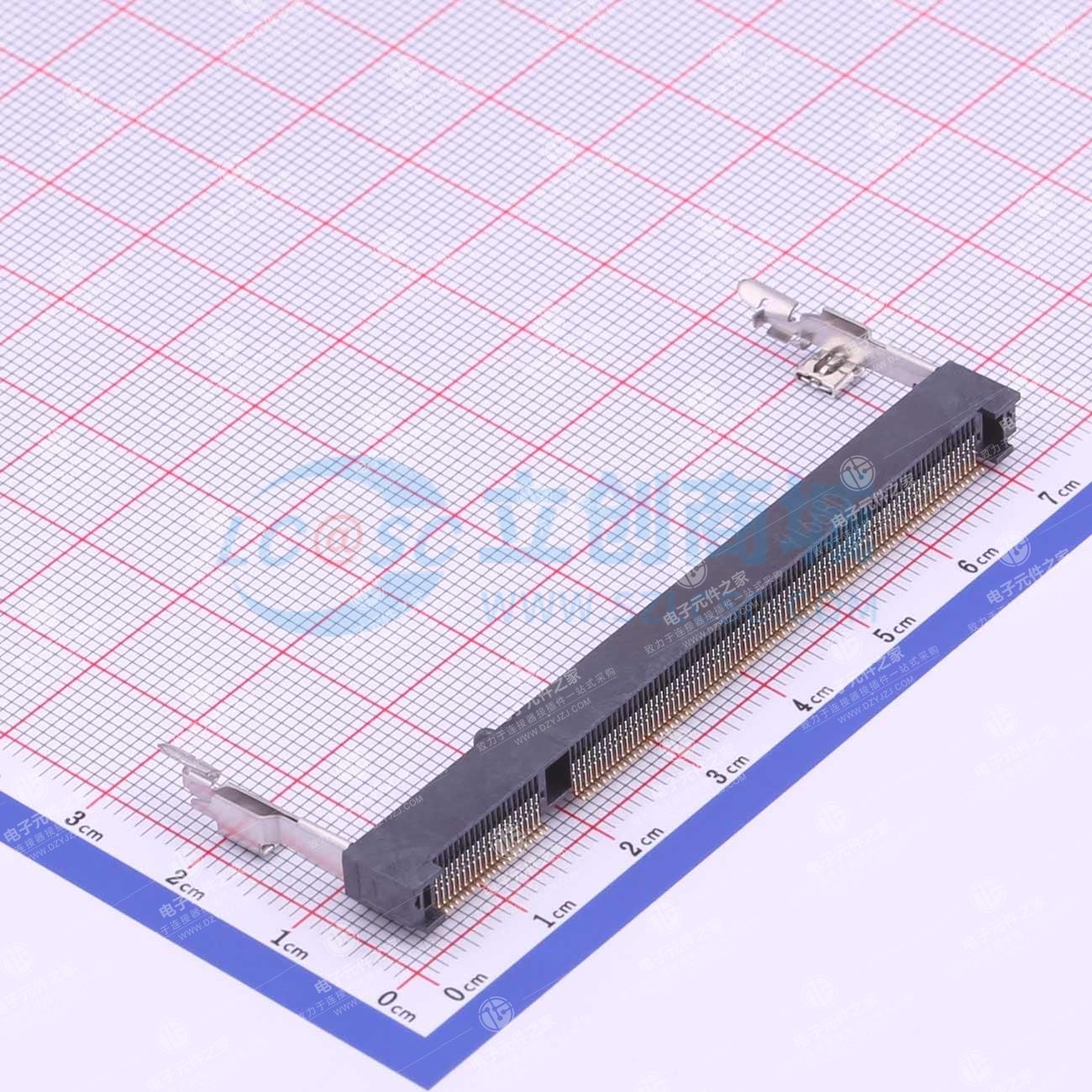 DDR1 & DDR2 SODIMM 插座 0.6mm 间距 200 针