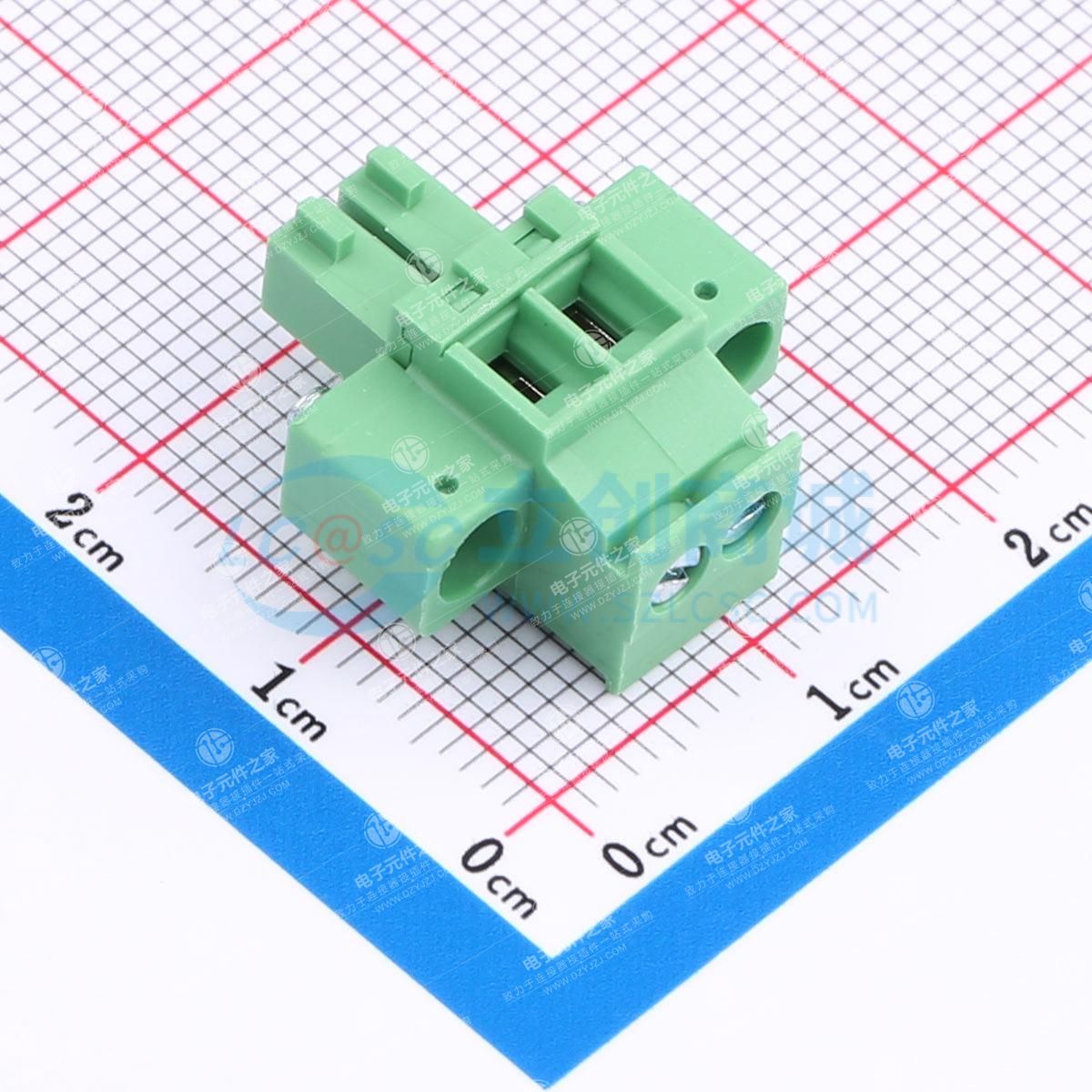 螺丝固定 1x2P 3.5mm 排数:1 每排P数:2
