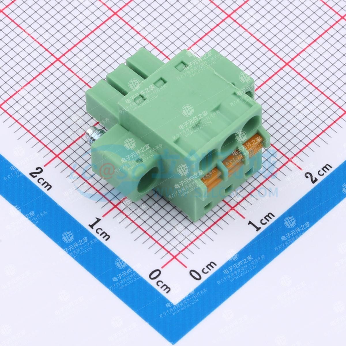 螺丝固定 1x3P 3.5mm 排数:1 每排P数:3