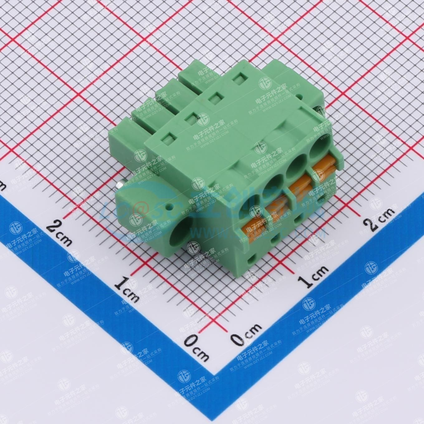 螺丝固定 1x4P 3.5mm 排数:1 每排P数:4