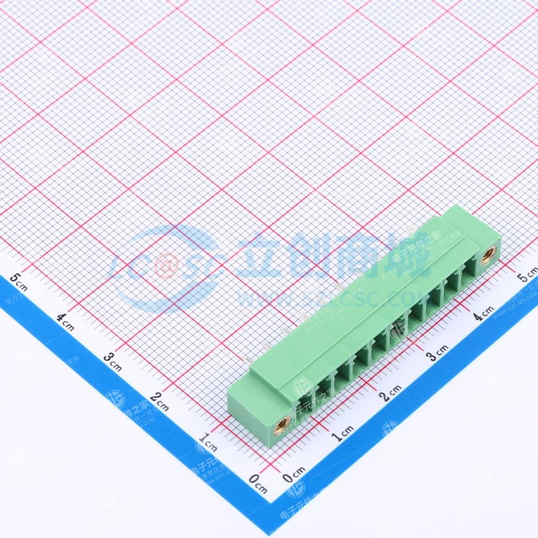 螺丝固定 1x10P 3.81mm 排数:1 每排P数:10