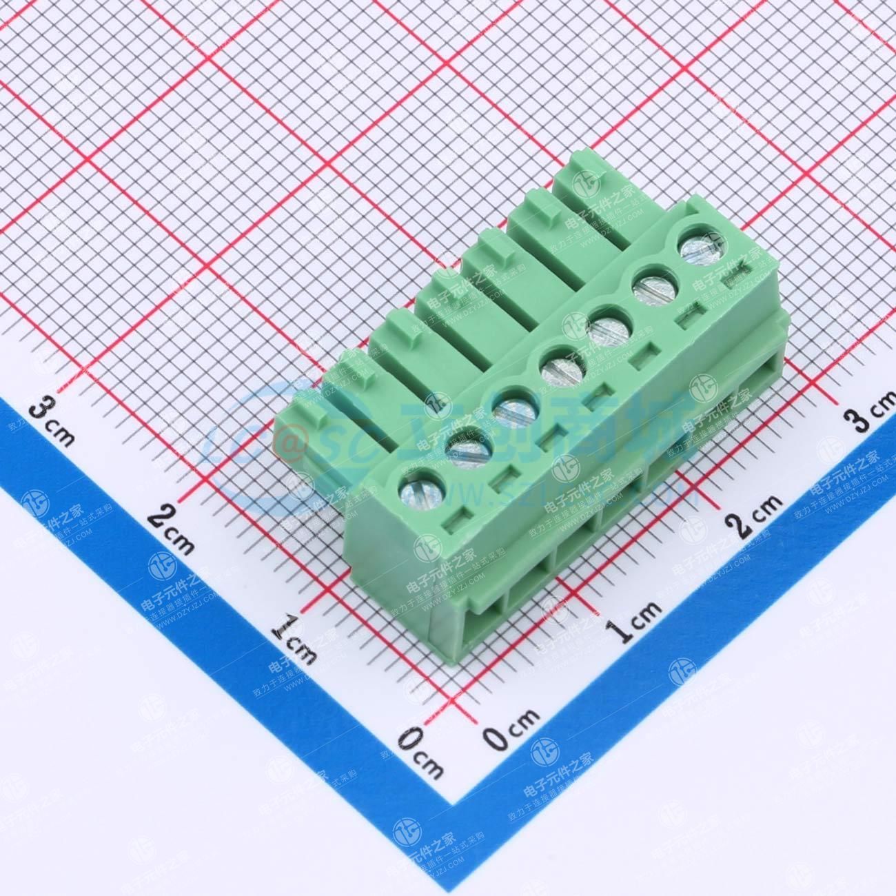 无固定装置 1x7P 3.5mm 排数:1 每排P数:7
