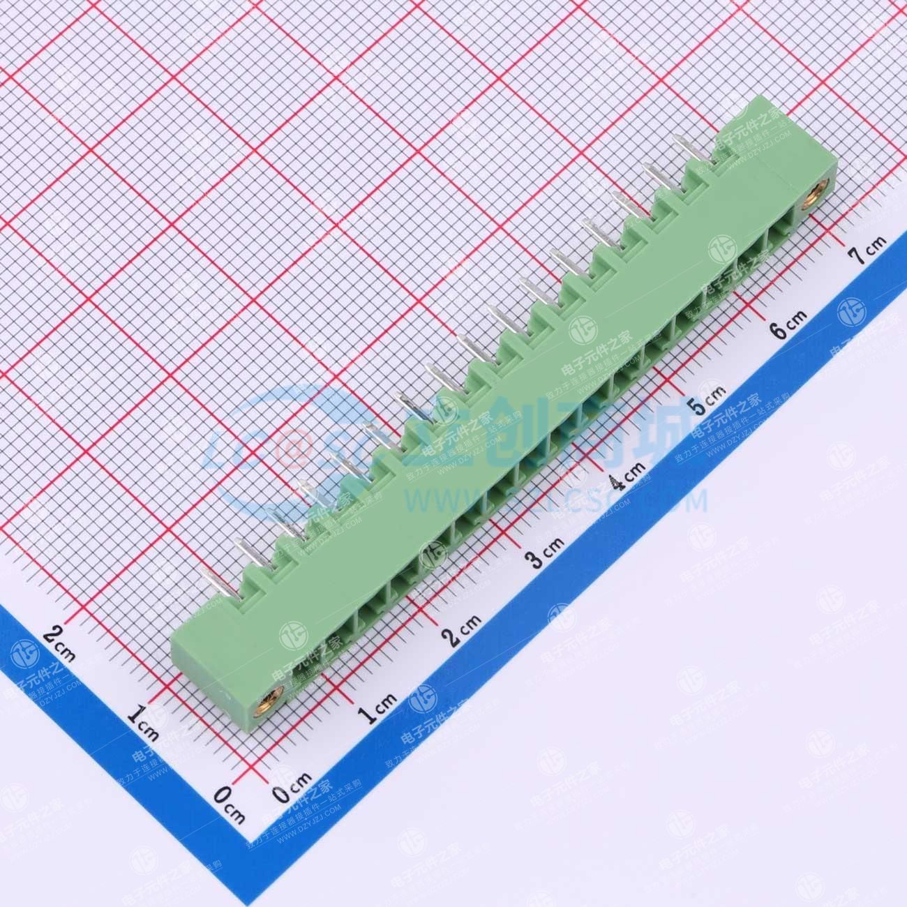 螺丝固定 1x16P 3.81mm 排数:1 每排P数:16