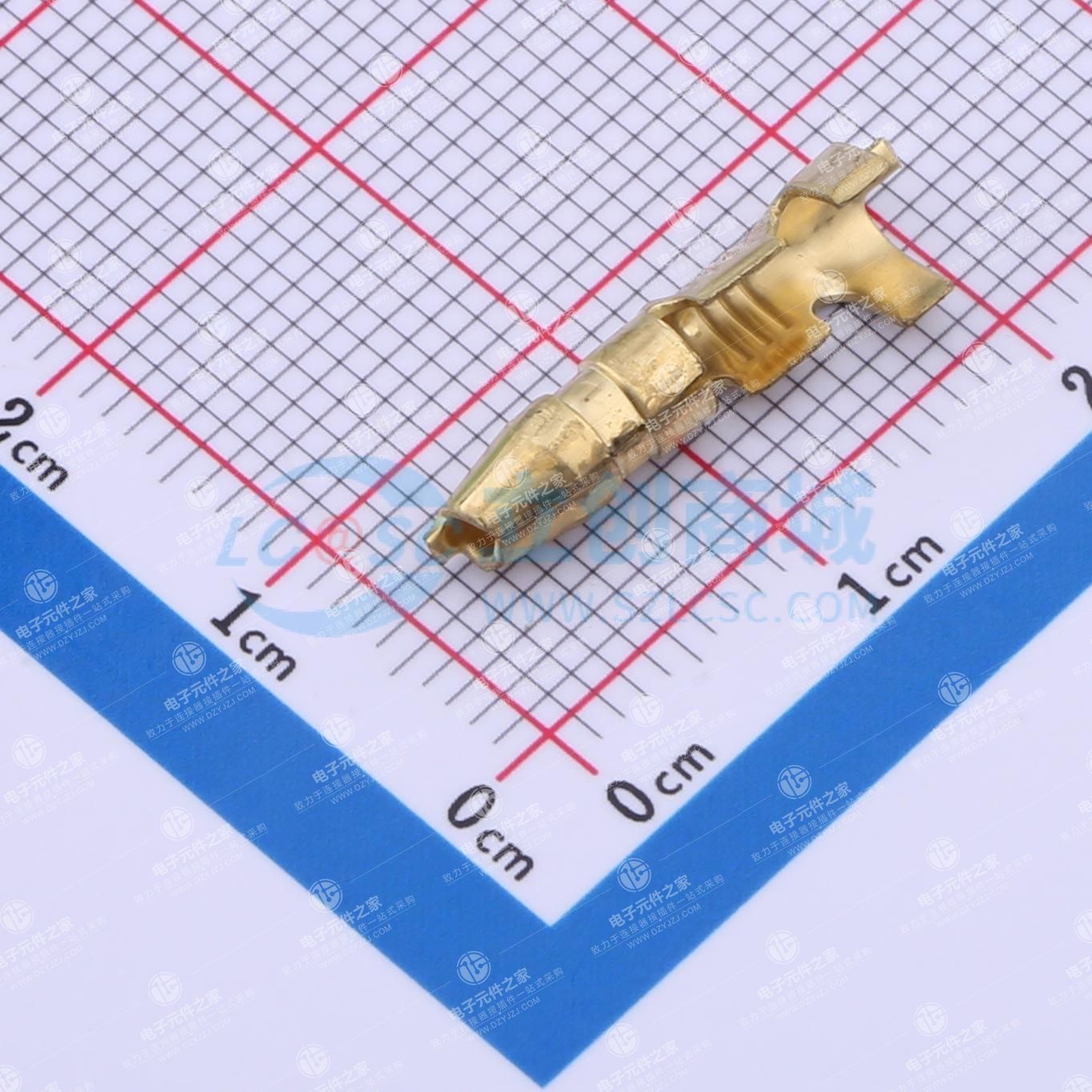 Shur-Plug 4mm 插针直径 20 - 14 AWG .5 - 2.27mm² 导线 开式桶 镀锡
