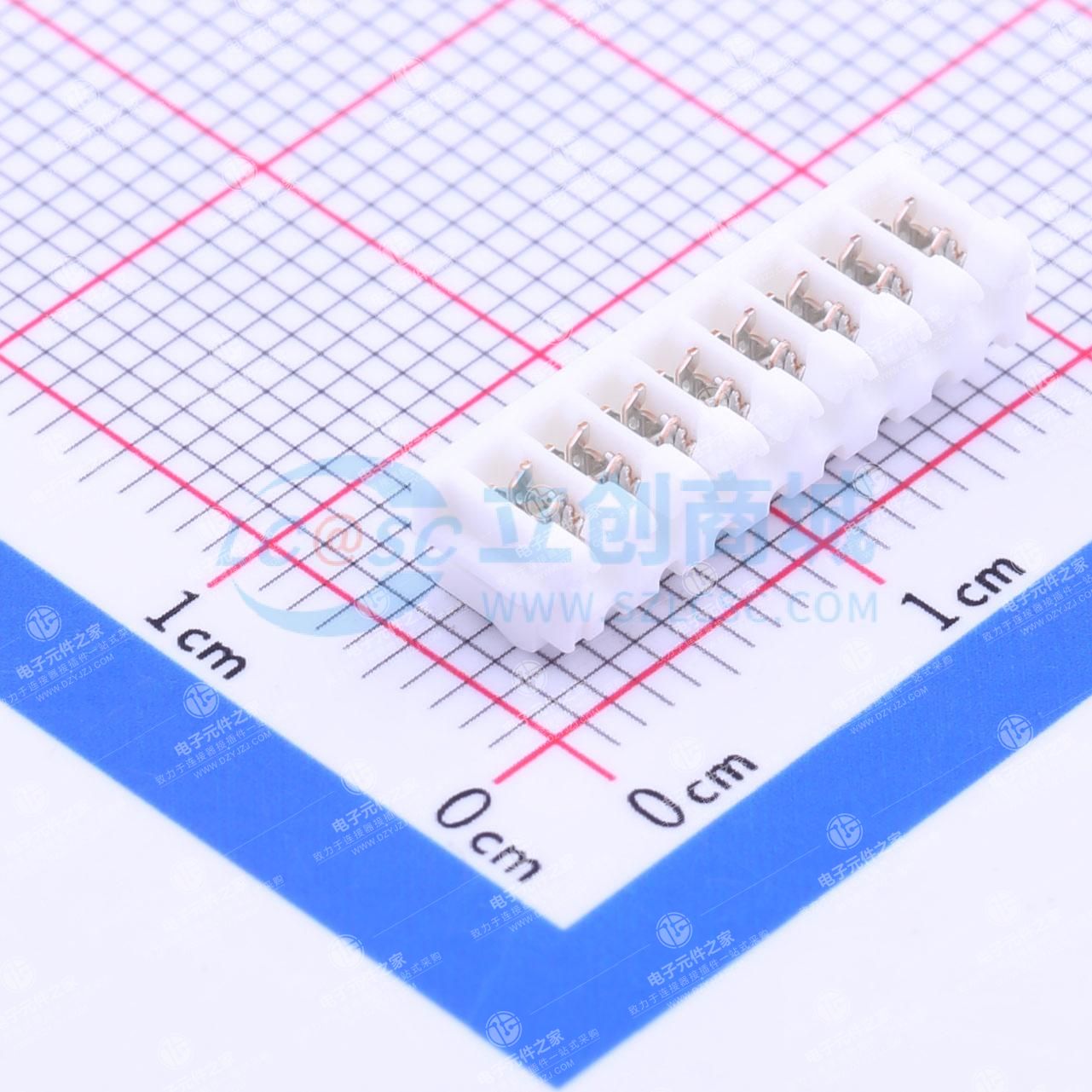 2mm 1x8P 排数:1 每排P数:8