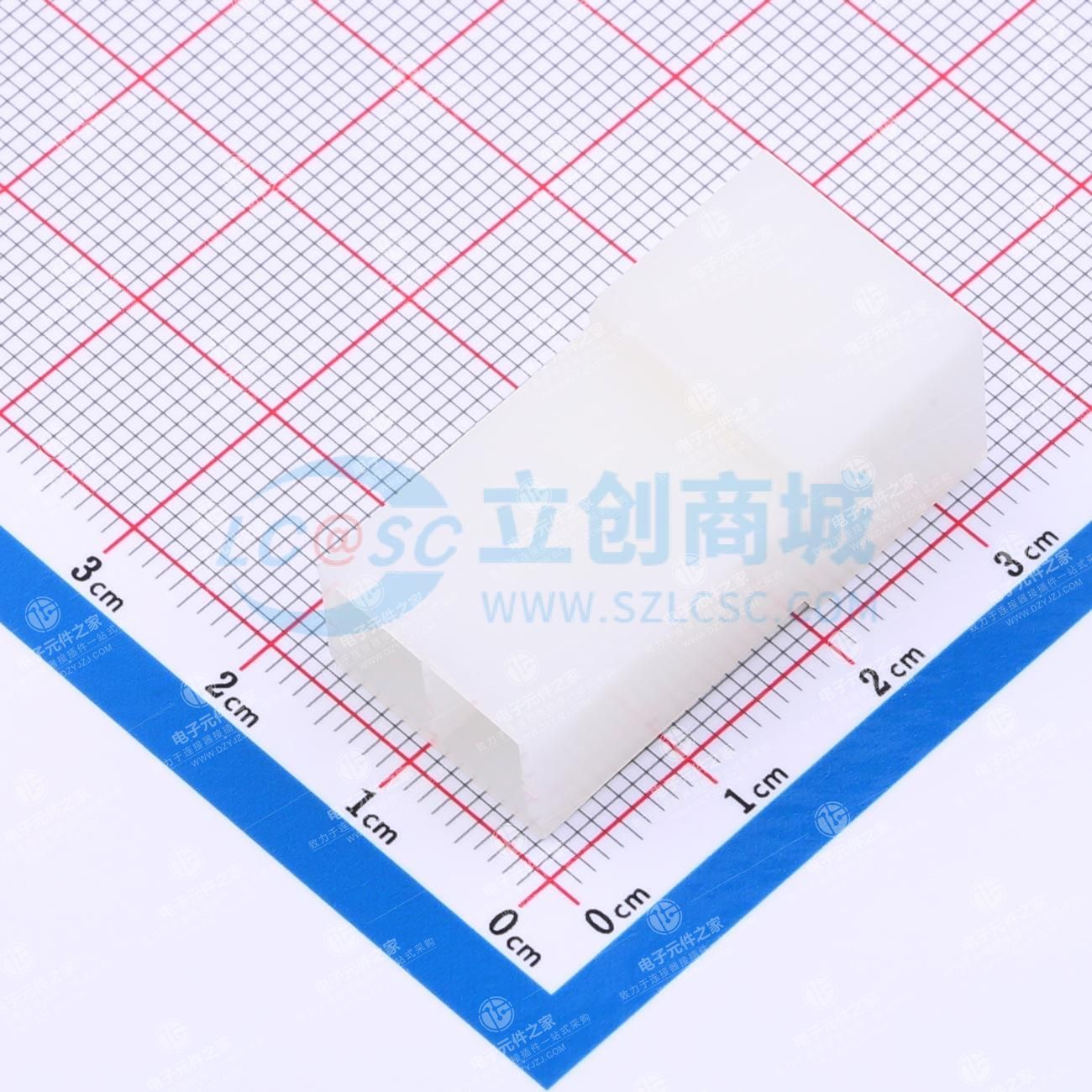 压接端子外壳，插片外壳，2位直型，聚酰胺材料，UL 94V-0阻燃，自然色，电缆安装（自由悬挂）