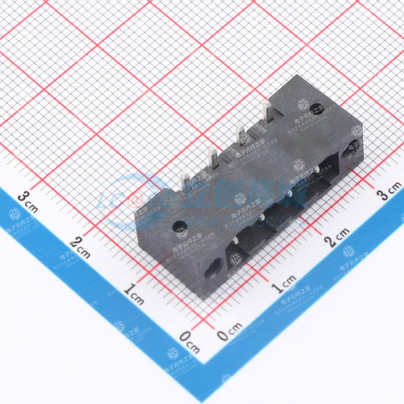 1x4P 5.08mm 排数:1 每排P数:4