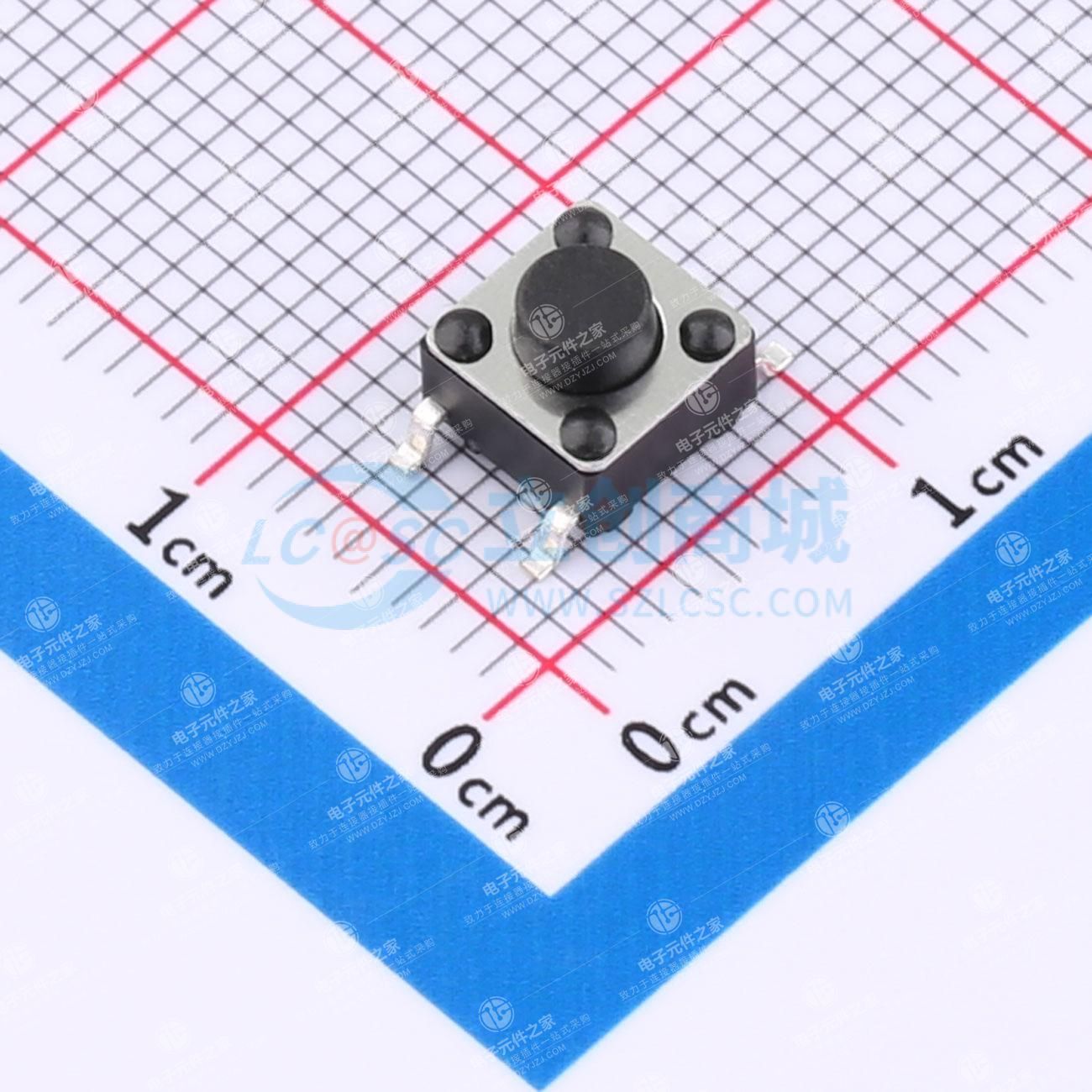 6*6*5mm 立贴 轻触开关