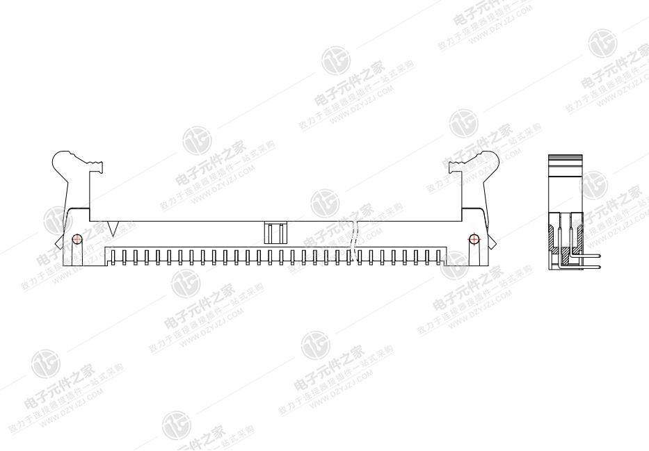 2.0PH牛角 2xN Pin 90度 L10.2-14  长耳