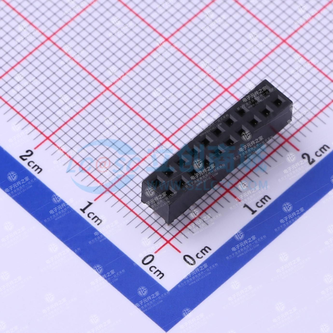 2x10P 间距:2mm 直插