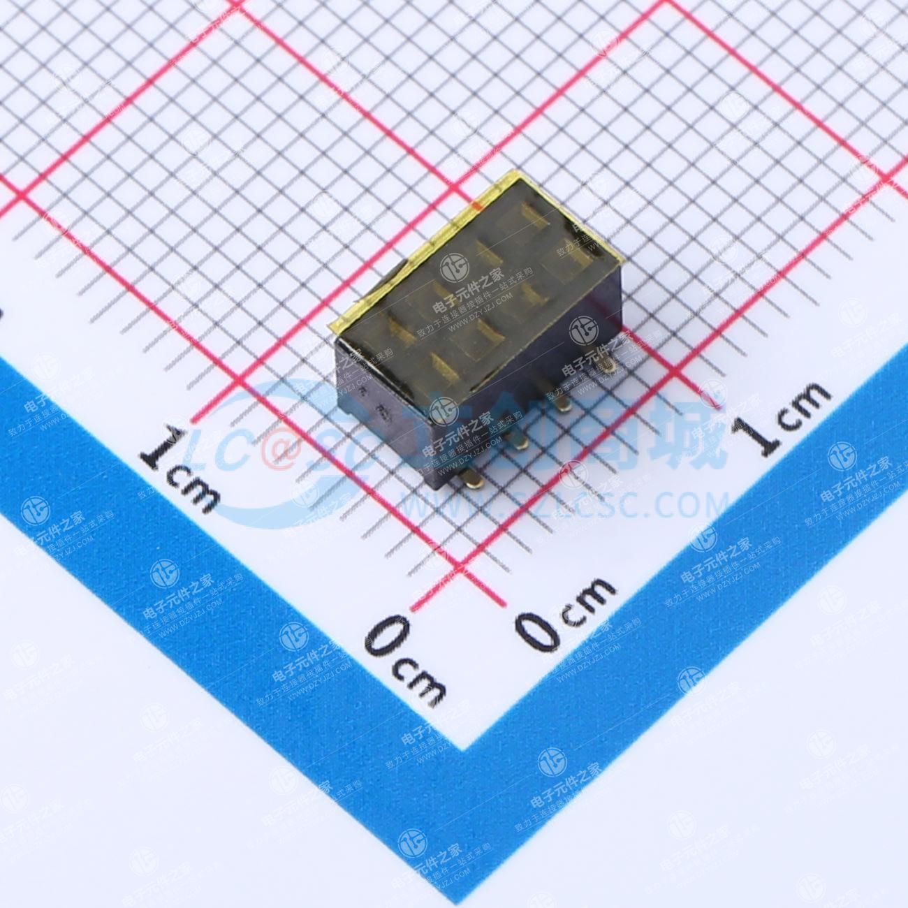 2x4P 间距:2mm 立贴
