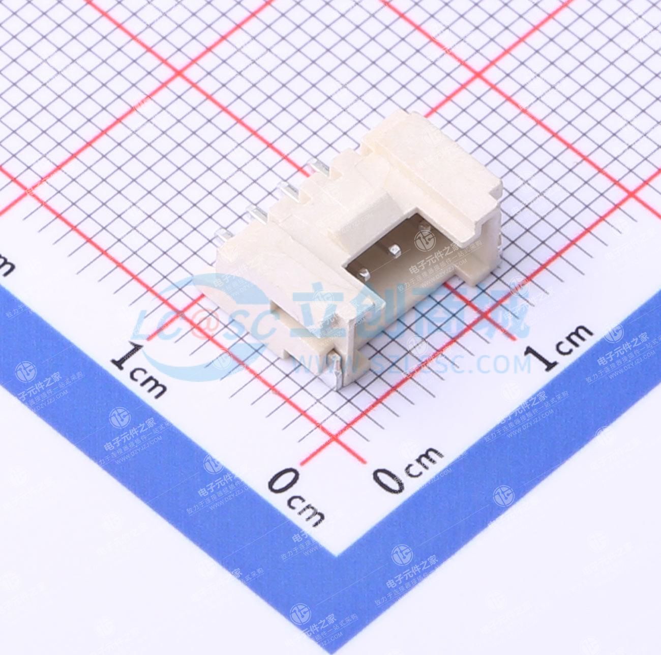 1x4P 间距:2mm 卧贴