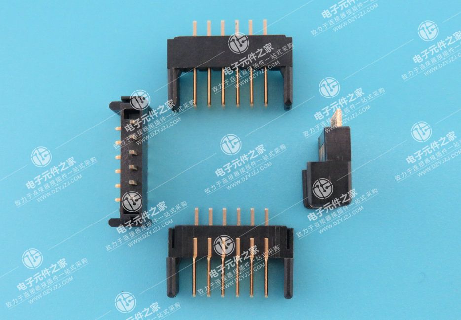 2.0PH 刀式电池座180°DIP公座