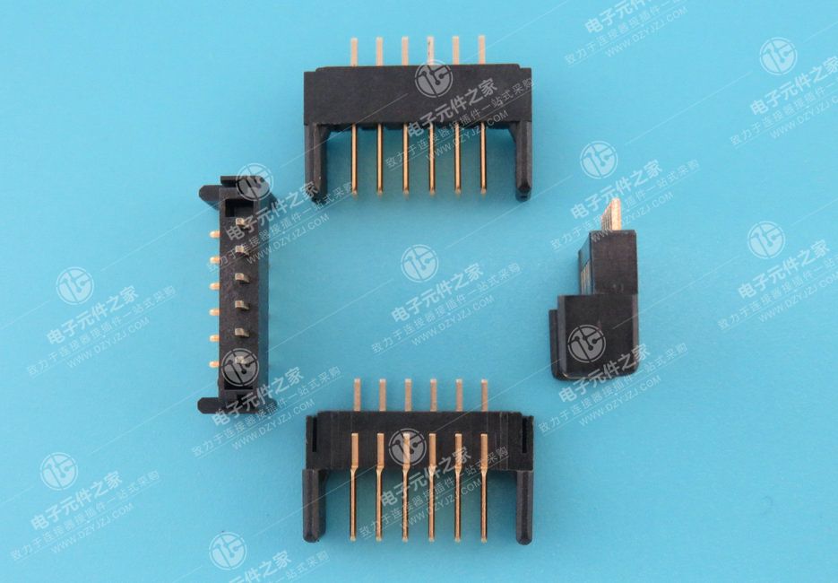 2.0PH 刀式电池座180°DIP公座