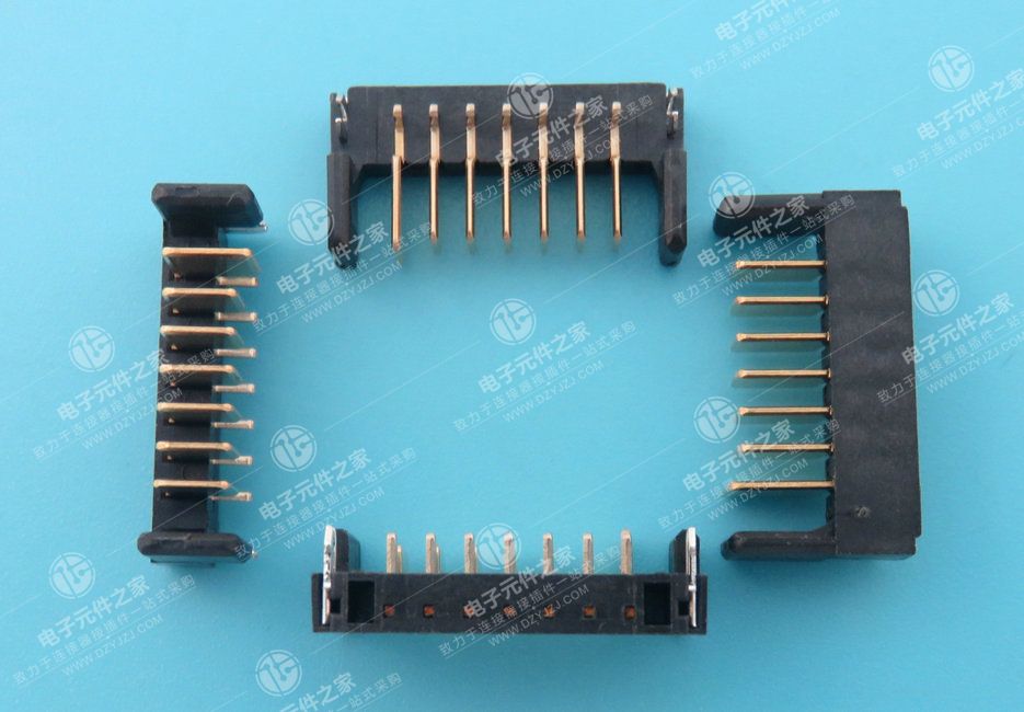 2.0PH 刀式电池座90°DIP公座带鱼叉