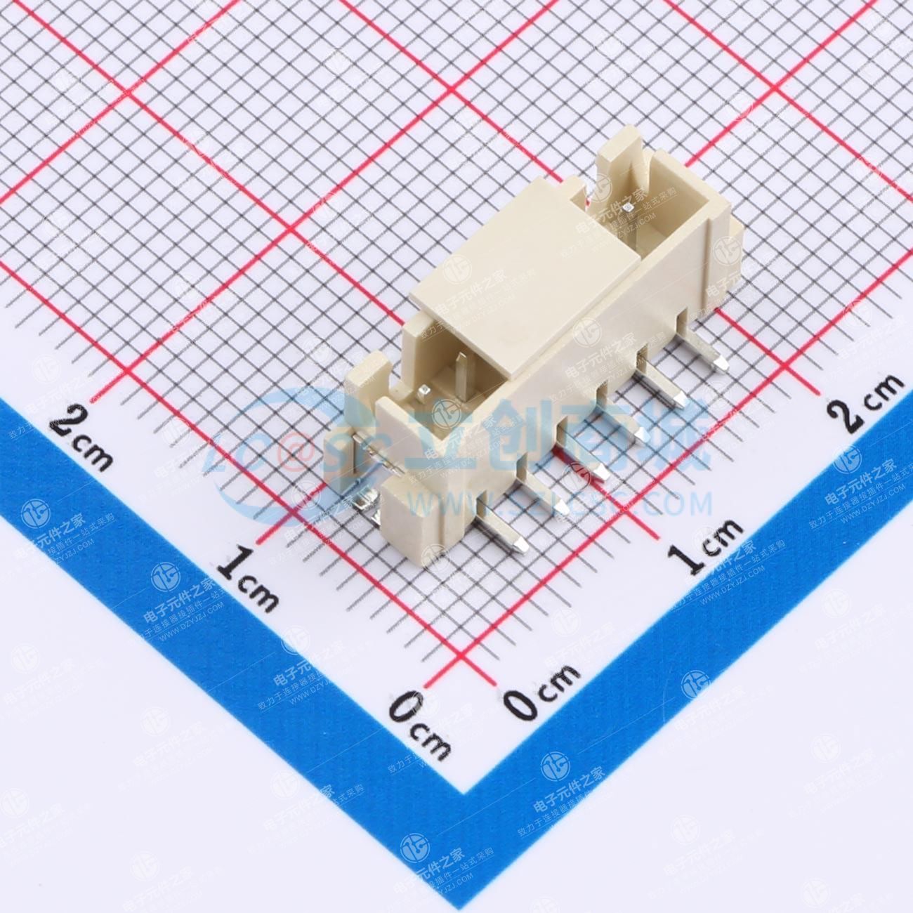 1x6P 2.5mm 立贴