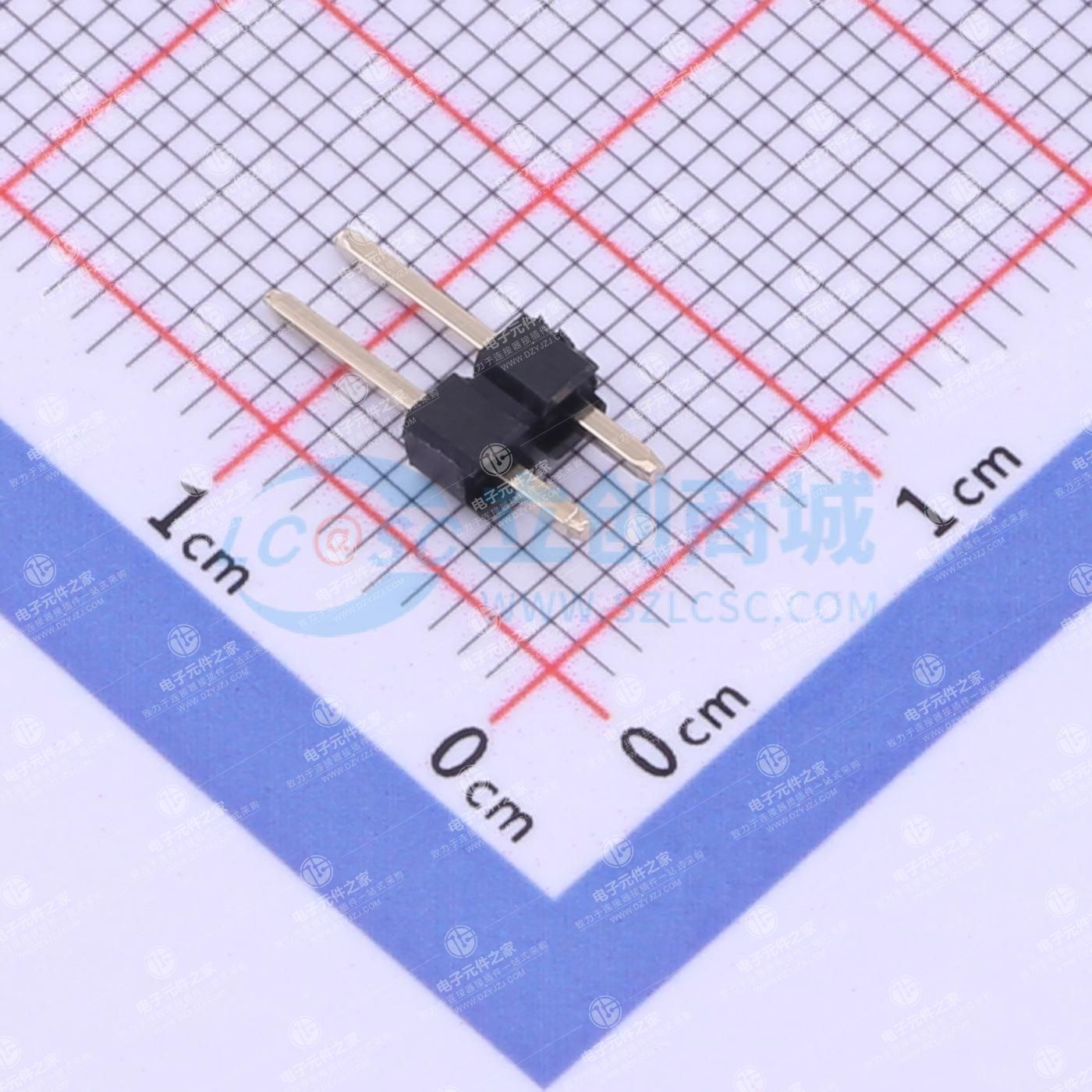 停产 1x2P 间距:2.54mm 方针 直插