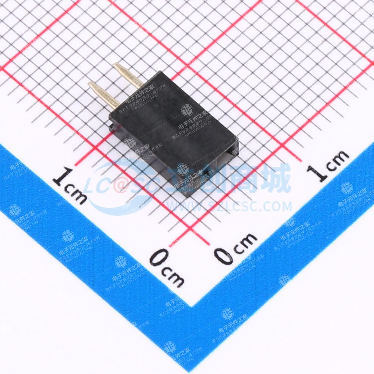 1x2P 间距:2.54mm 直插