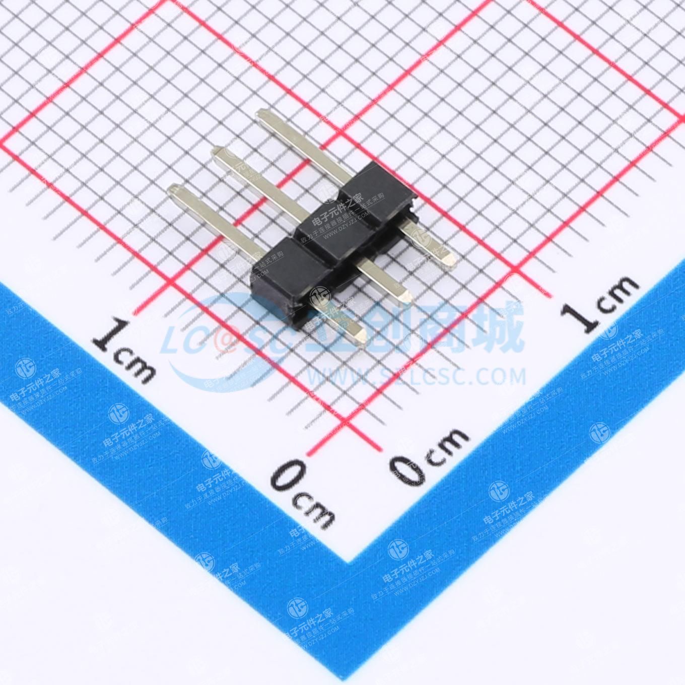 1x3P 间距:2.54mm 方针 直插