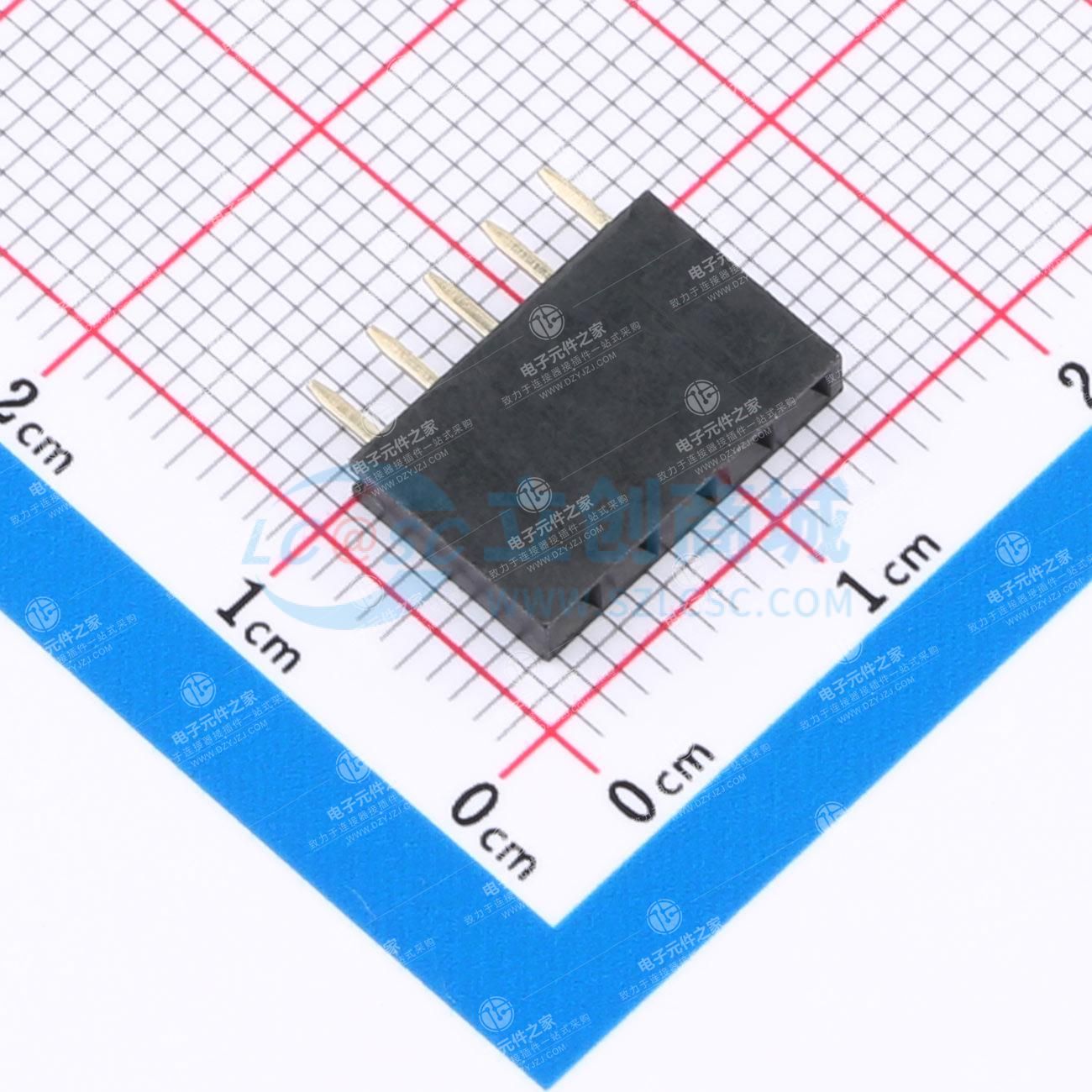 1x5P 间距:2.54mm 直插