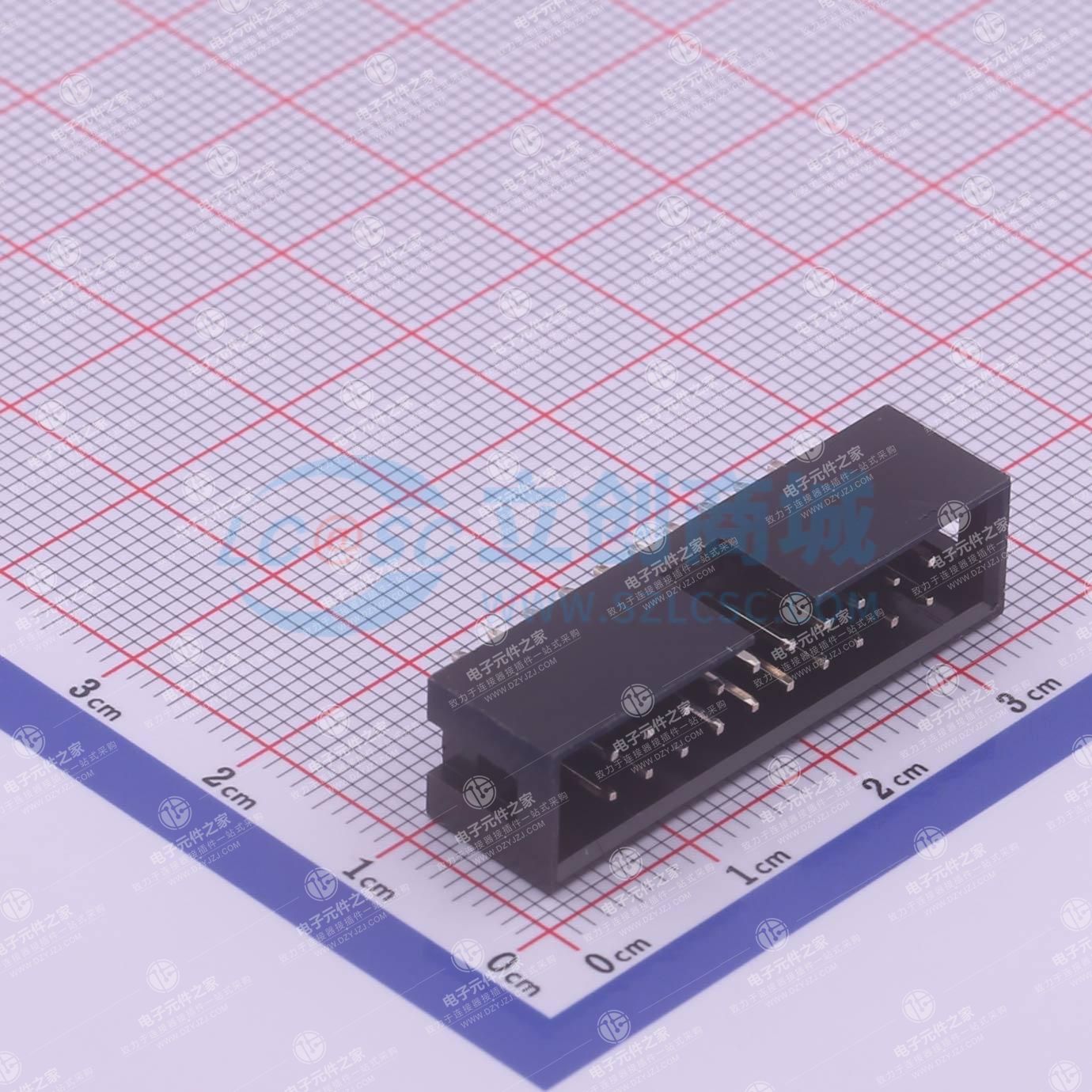 点击查看大图 2.54mm 2x10P 排数:2 每排P数:10
