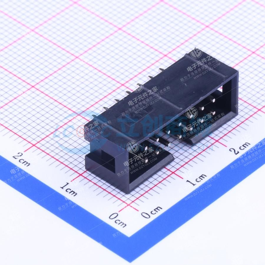 点击查看大图 2.54mm 2x7P 排数:2 每排P数:7