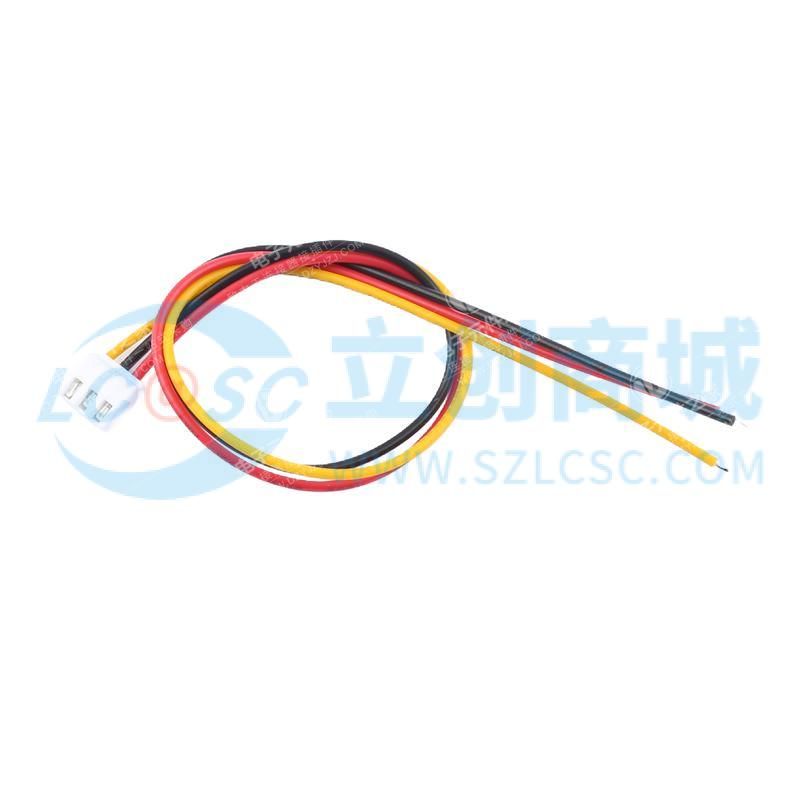 2.54mm-3P 单头端子线公座 线长200mm 24AWG
