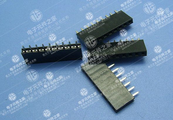 2.54PH 1× nPIN 180°直排母8.5H Y型