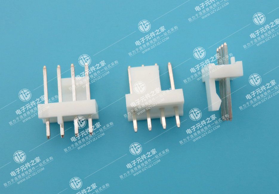 2.54PH 4P 直针 防呆