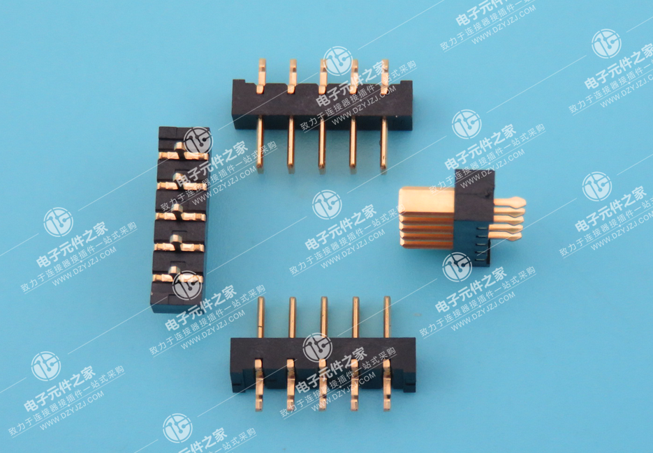 2.5PH 刀式电池座180°DIP 公座