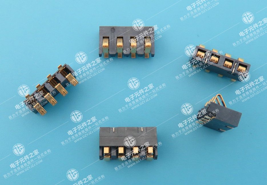 2.5PH 4PIN 正压电池座