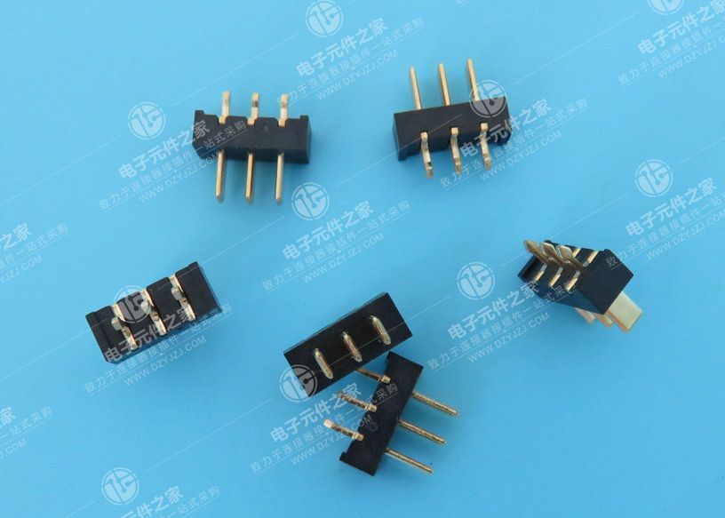2.5PH 刀式电池座180°DIP 公座