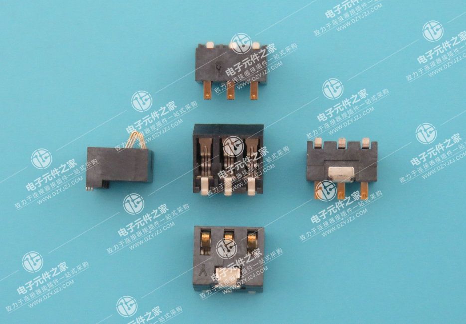 2.5PH 3P 6.5H侧压电池座 无柱
