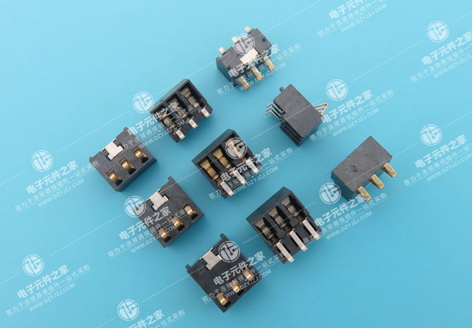 2.5PH 3P侧压式电池座 6.8柱