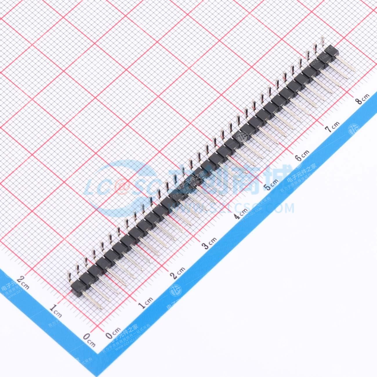 1x33P 间距:2.54mm 方针 弯插