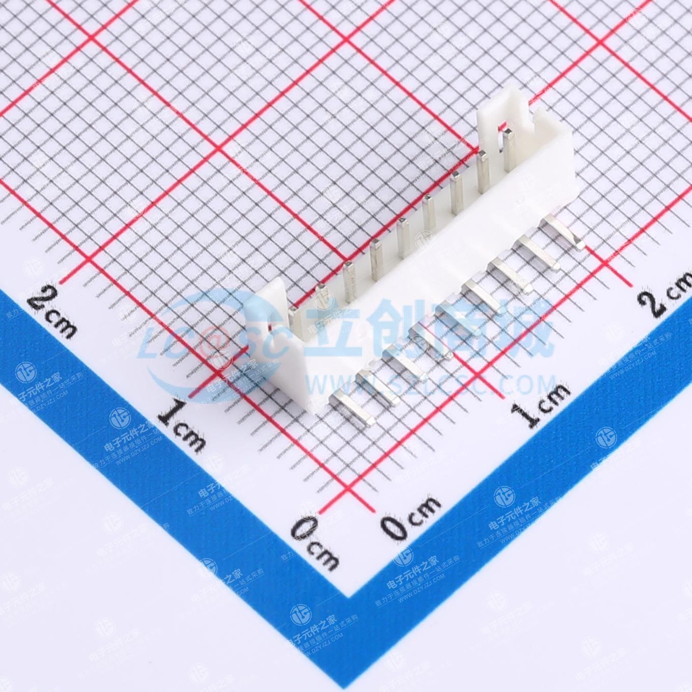 1x9P 间距:2mm 弯插 系列:PH