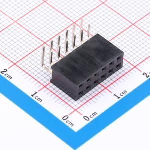 间距:2.54mm 弯插